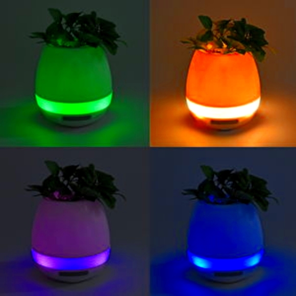 1 Color Changing Bluetooth Planter - Picture 1 of 7